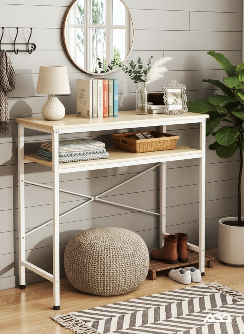 إيه جي دي طاولة كونسول ذات مستويين، قابلة للتعديل لغرفة المعيشة، المدخل، غرفة النوم 100*30*93سم - Image 1